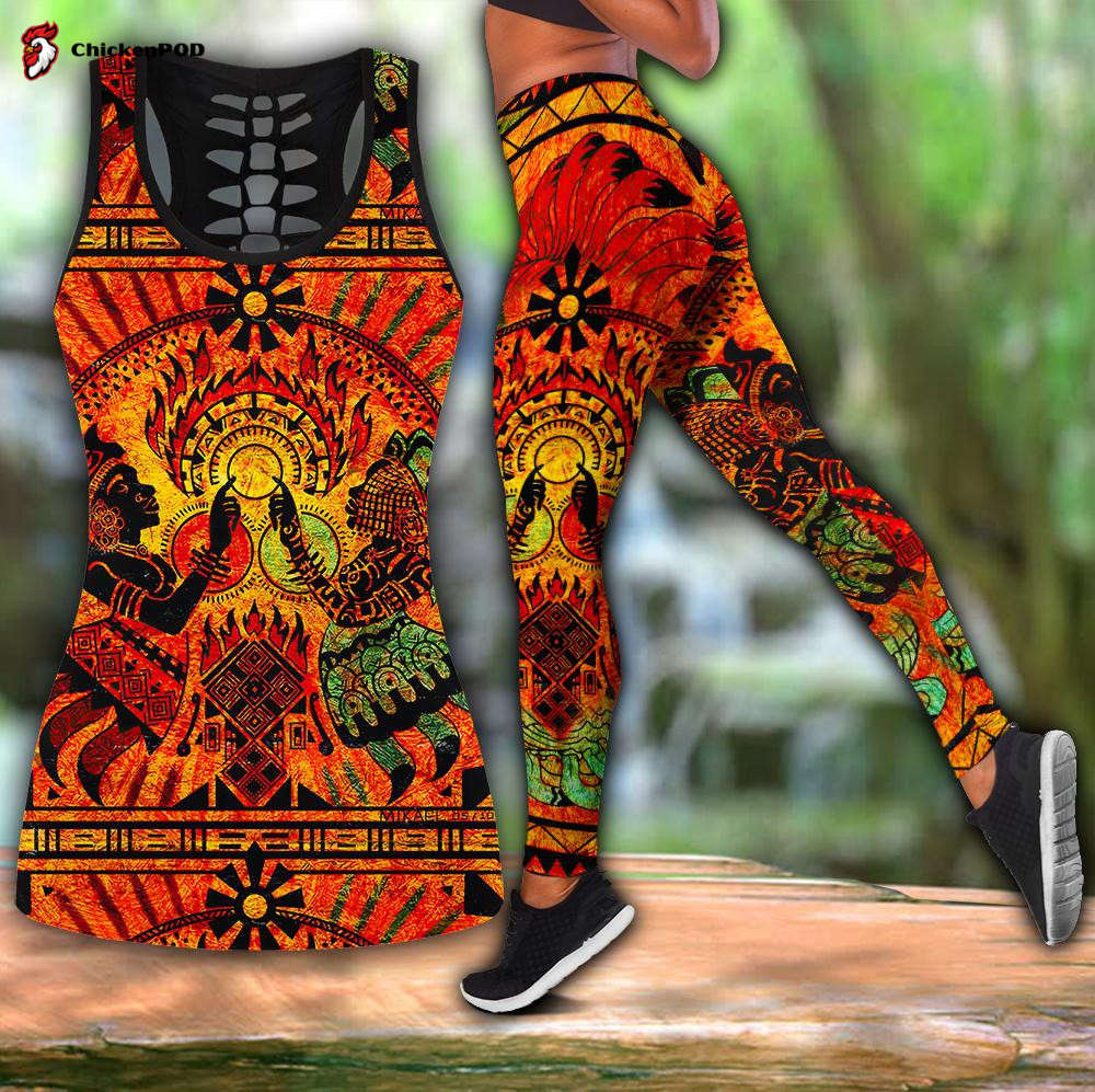 Juneteenth  African Olodumare Combo Legging + Tank Top AM