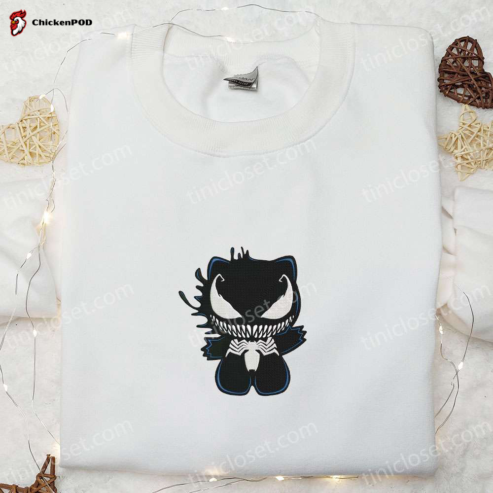 Spooktacular Kitty Venom Embroidered Sweatshirt & Halloween Hoodie – Best Gift Ideas