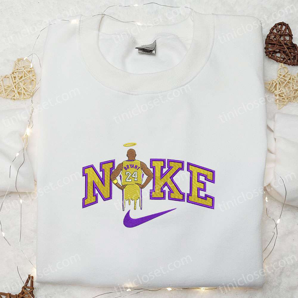 Kobe Bryant x Nike Embroidered Shirt NBA Sports Hoodie Celebrity T-Shirt Trendy Athleisure Collection