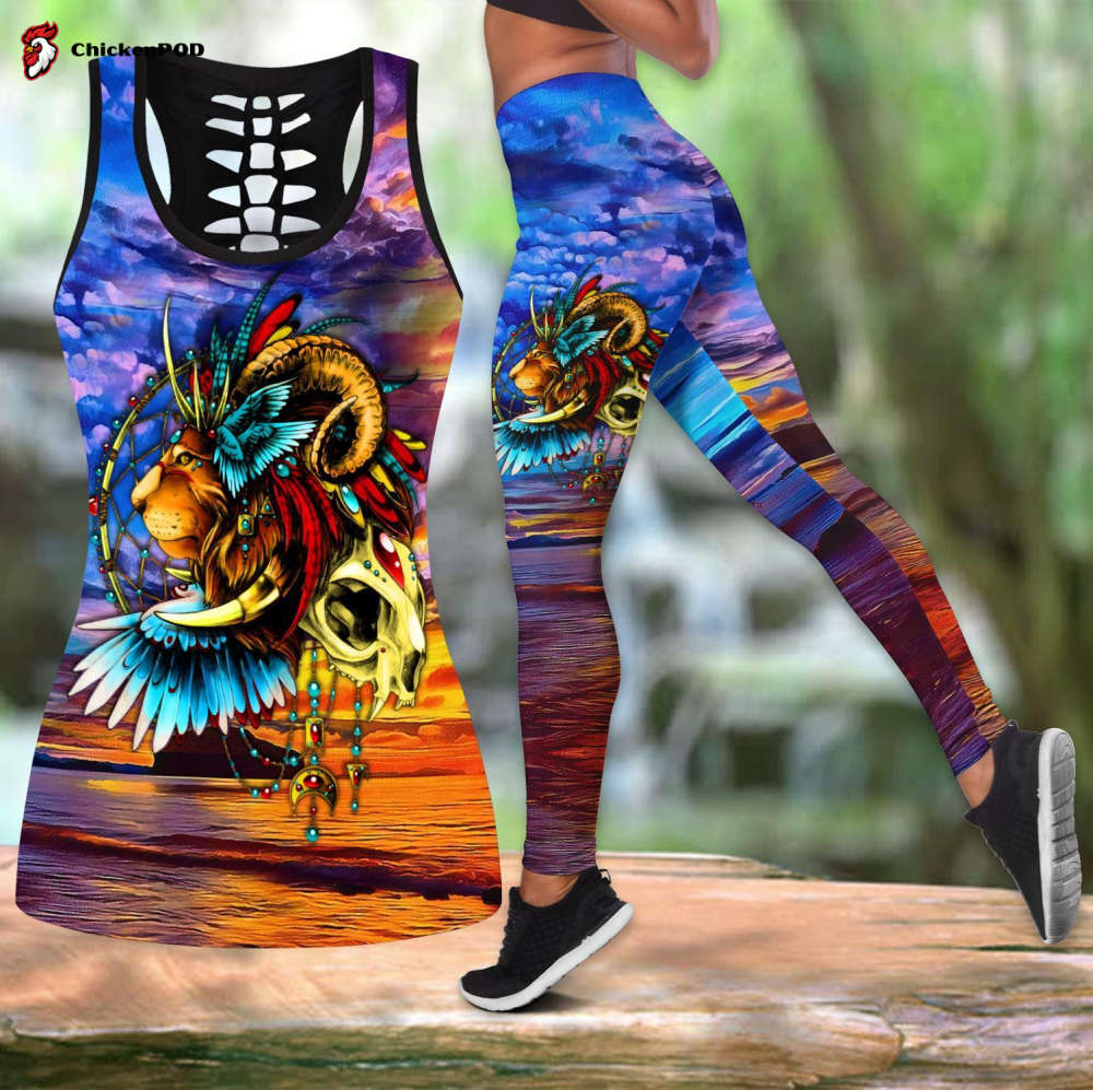 Pug Dog Combo Tank top + Legging Outfit For Women Sport Gifts PL