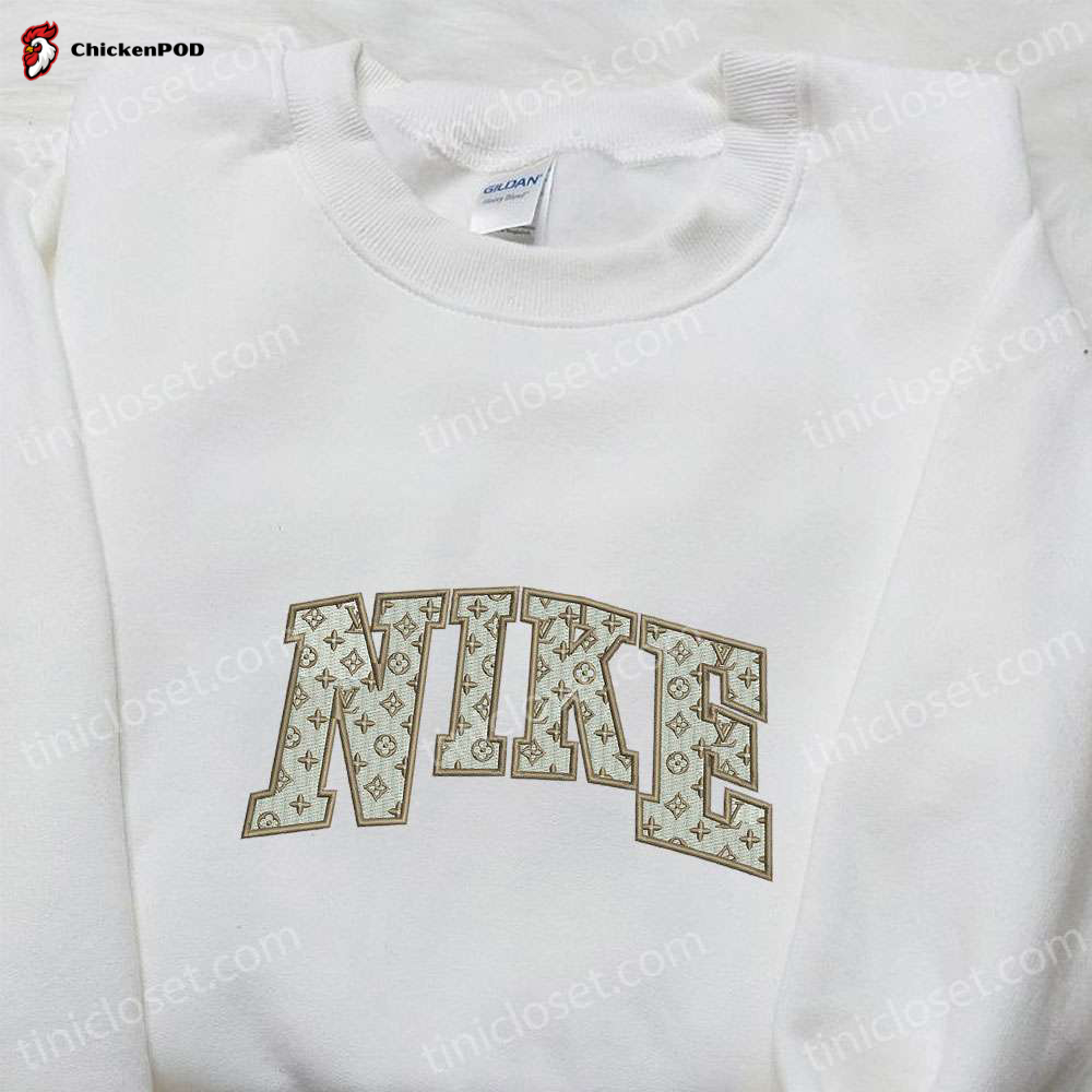 Louis Vuitton x Nike Embroidered Shirt: Best Birthday Gift Idea Nike Inspired Stylish & Unique