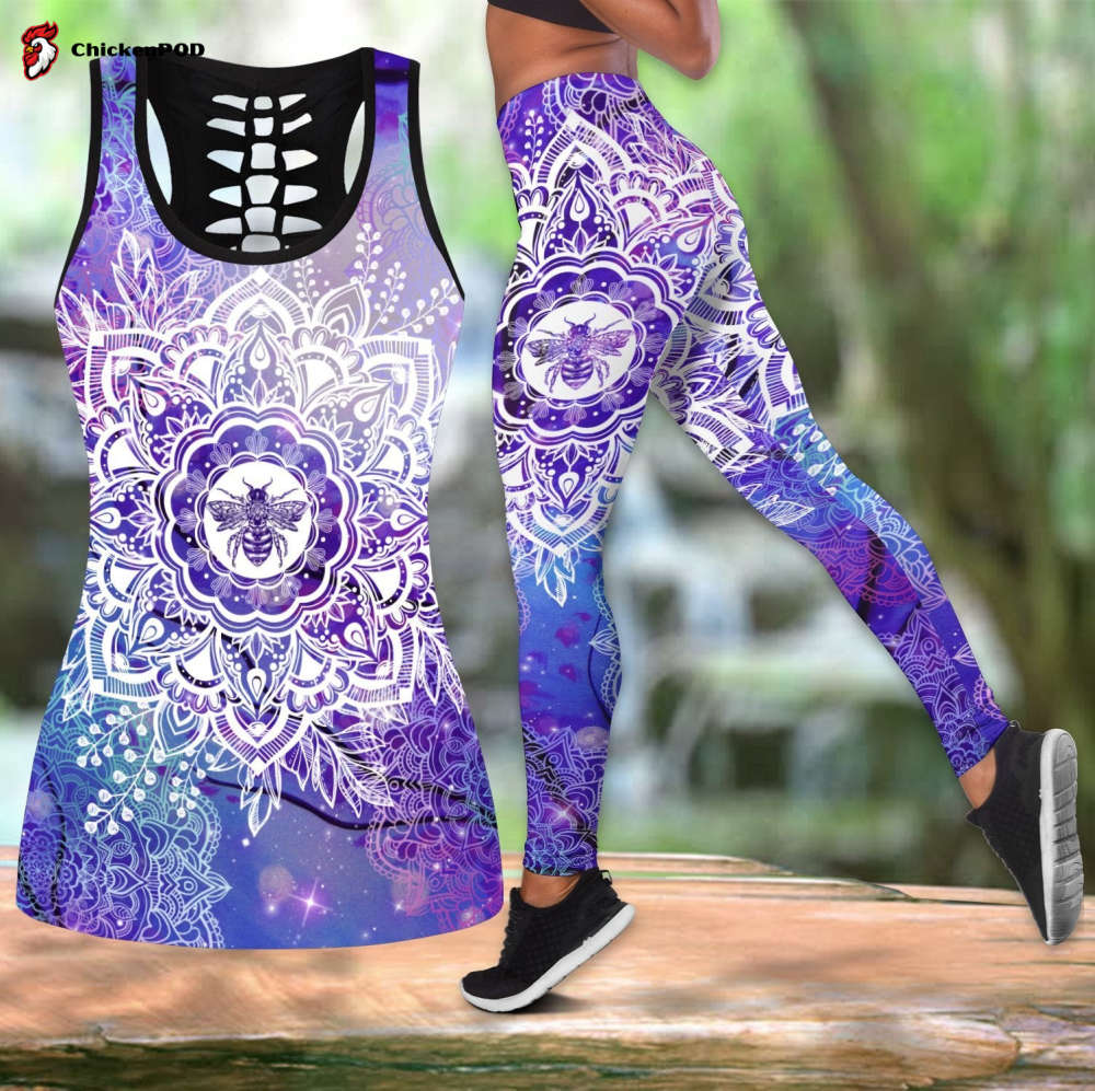 Love Bee Mandala Combo Tank + Legging Pi11062001