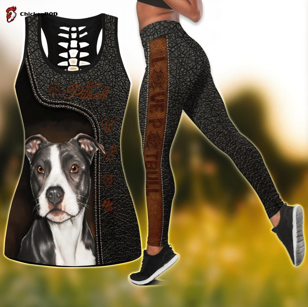 Love Pit bull Combo Legging + Tank by SUN Pi210423