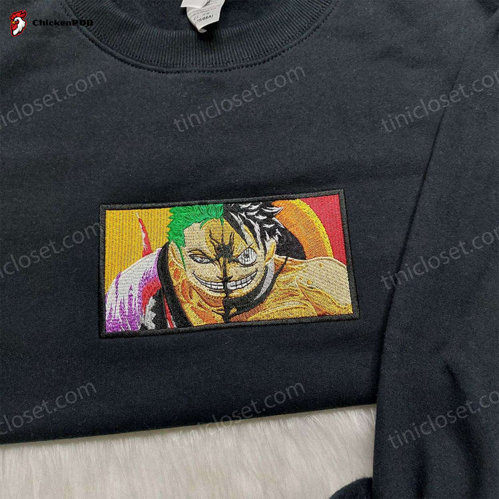 Luffy Zoro Embroidered Sweatshirt – Anime Hoodie & Hot Topic Shirt