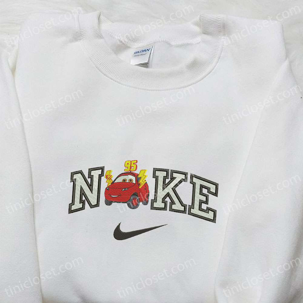 Maddy McGear x Nike Cartoon Embroidered Sweatshirt Disney Characters & Nike Inspired Shirt