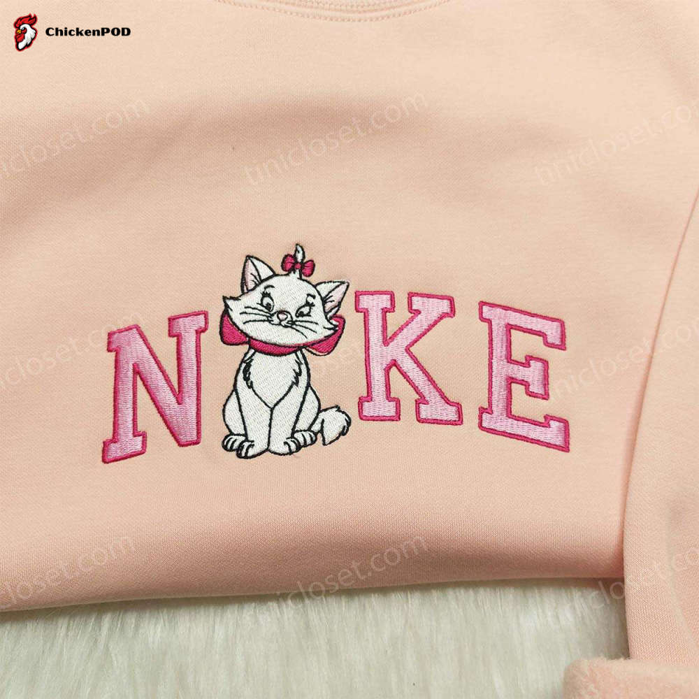 Sailor Moon x Nike Embroidered Sweatshirt: Anime Gift for Her with Nike Inspired Logo