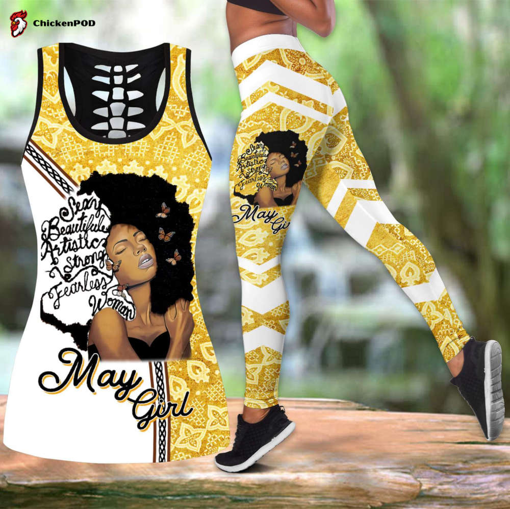 3D All Over Printkull silhouette and Rose Legging