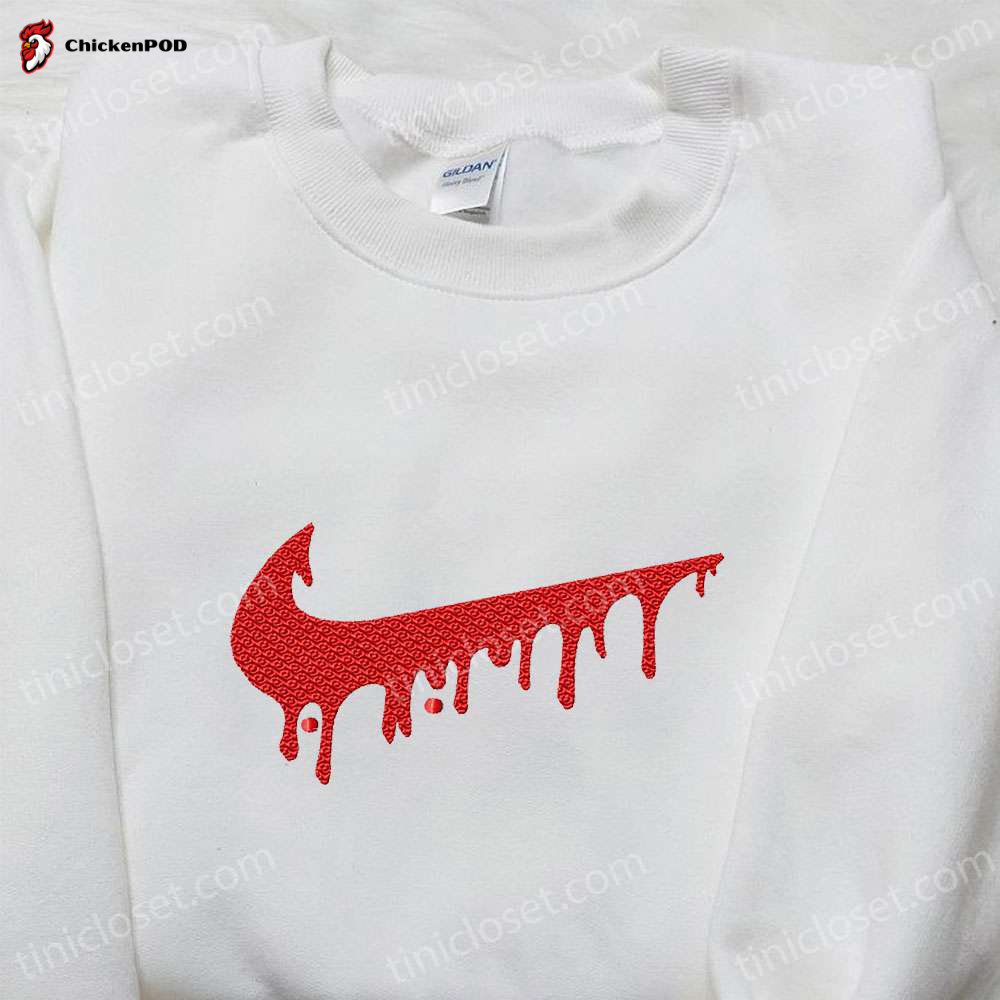 Nike Inspired Melting Swoosh Sweatshirt: Best Birthday Gift Ideas