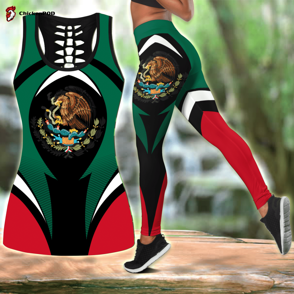 Mexico Pride Combo Legging + Tank Sport Gifts