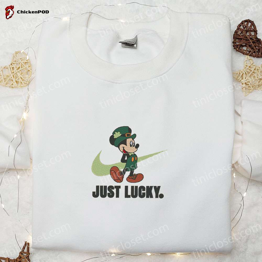 Stylish Clover Embroidered Shirt & Hoodie: Perfect Father’s Day & St Patrick’s Day Gift