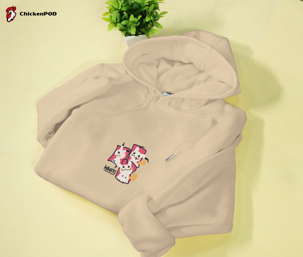 Mimikyu Embroidered Hoodie: Perfect Christmas & Birthday Gift