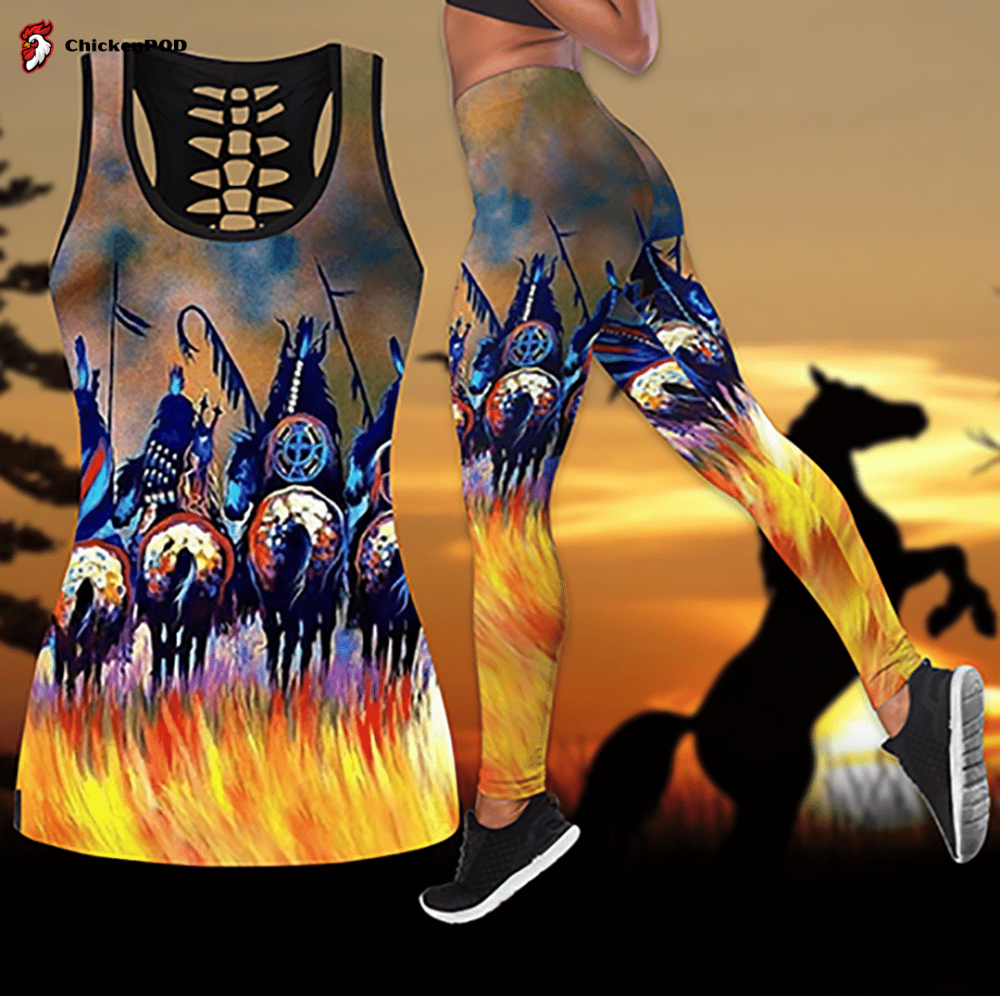 Native American Combo Legging + Tank  AM- Sport Gifts