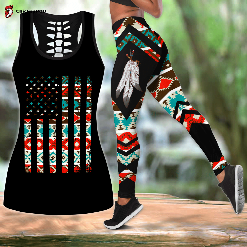 Africa Adinkra Mud Legging & Tank top For Women Sport Gifts