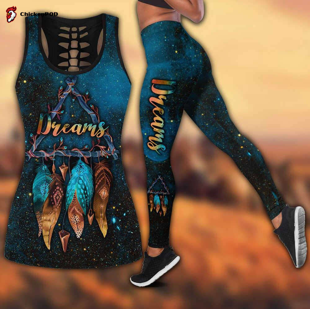 Native American Feather Combo Tank + Legging