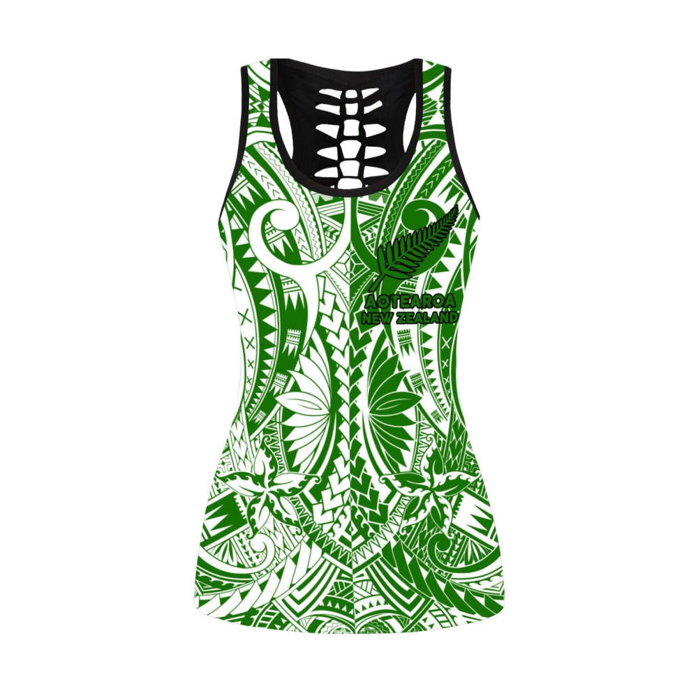 New zealand Aotearoa silver fern classic combo legging tanktop