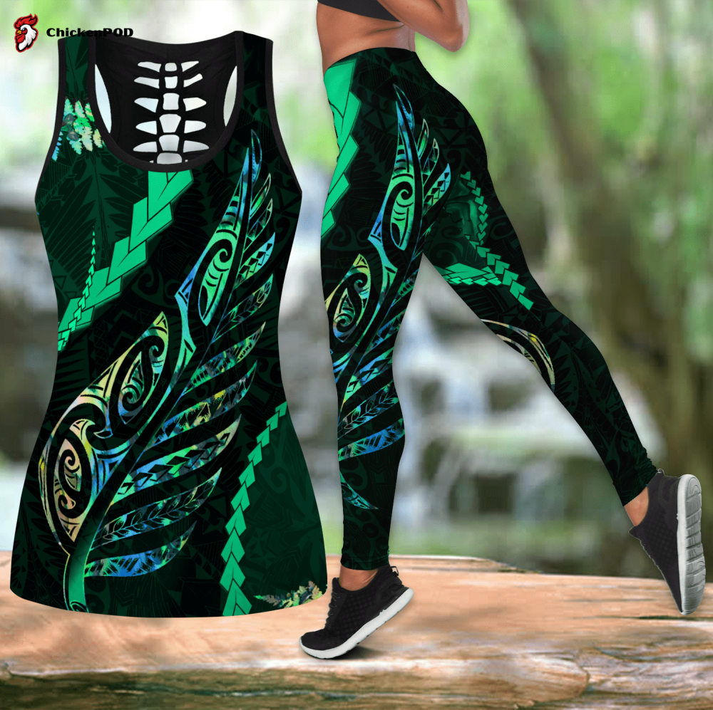 African Luxury Pattern Legging & Tank top For Women Sport Gifts