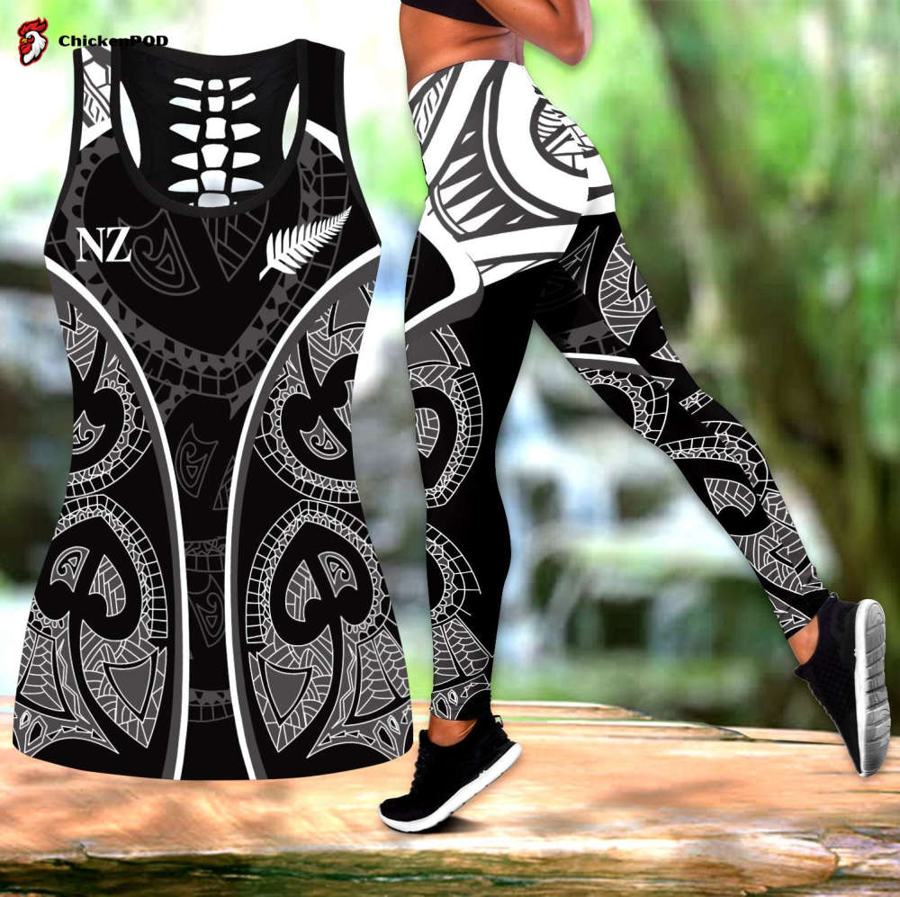 New zealand maori mania Combo outfit Legging + Tank for women