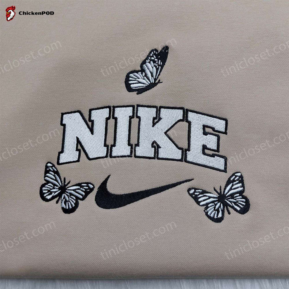 Custom Nike Winnie Pooh Embroidered Hoodie: Disney Sweatshirt