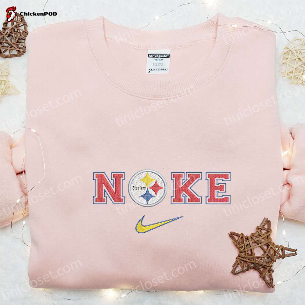 NFL Nike x Pittsburgh Steelers Logo Embroidered T-shirt – Sporty & Stylish NFL Tee