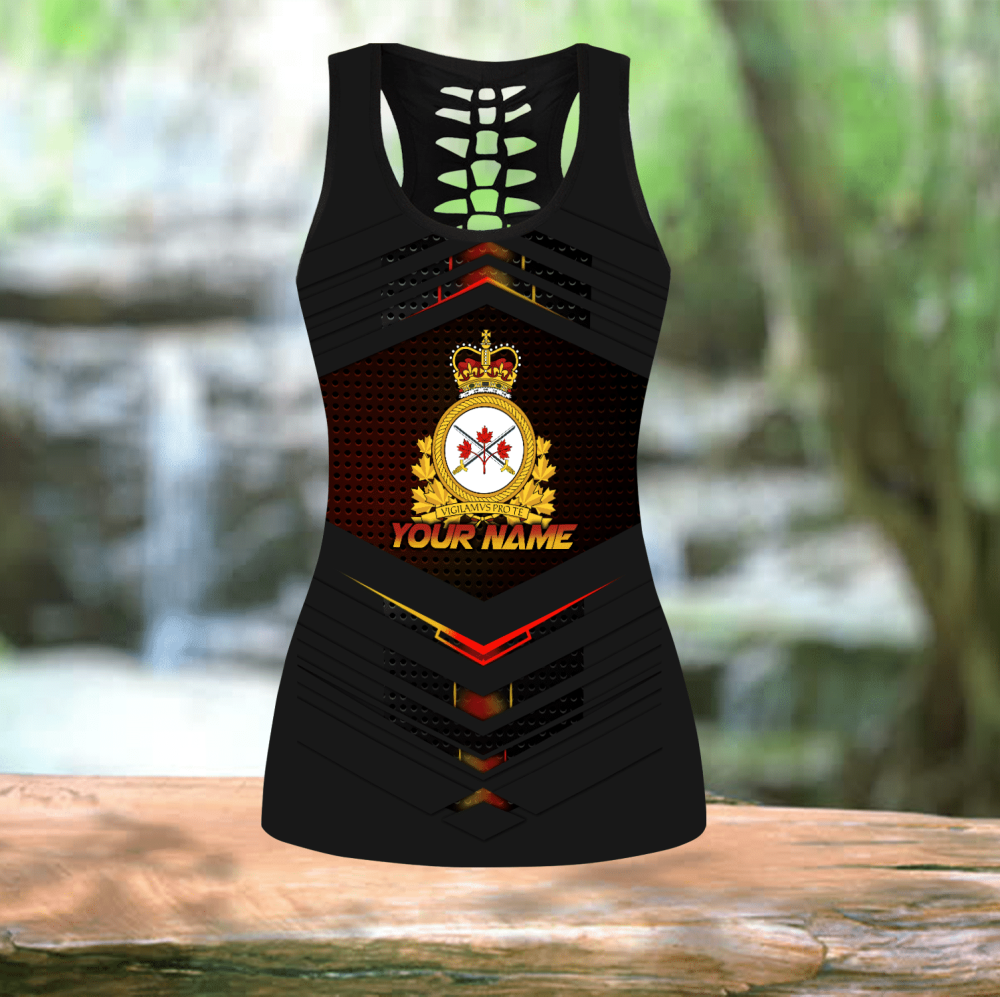 Personalized Canadian Army Combo Legging Tanktop