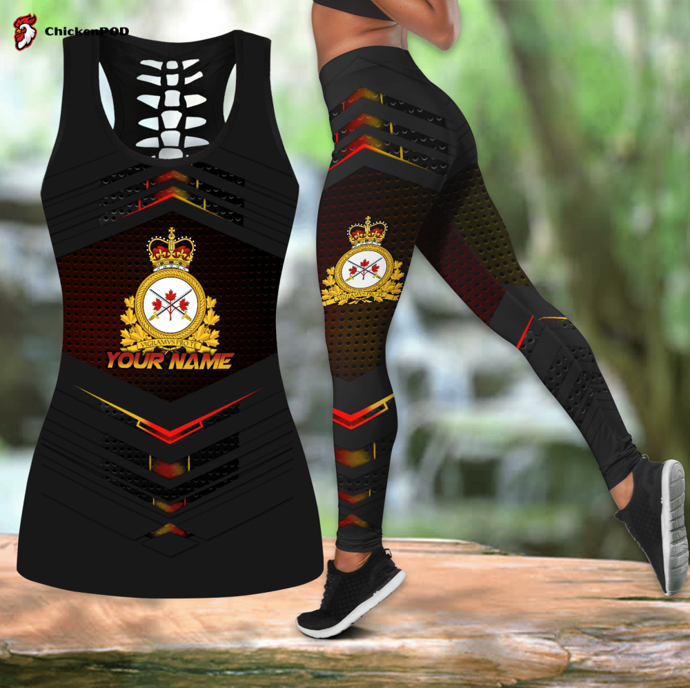 Personalized Canadian Army Combo Legging Tanktop