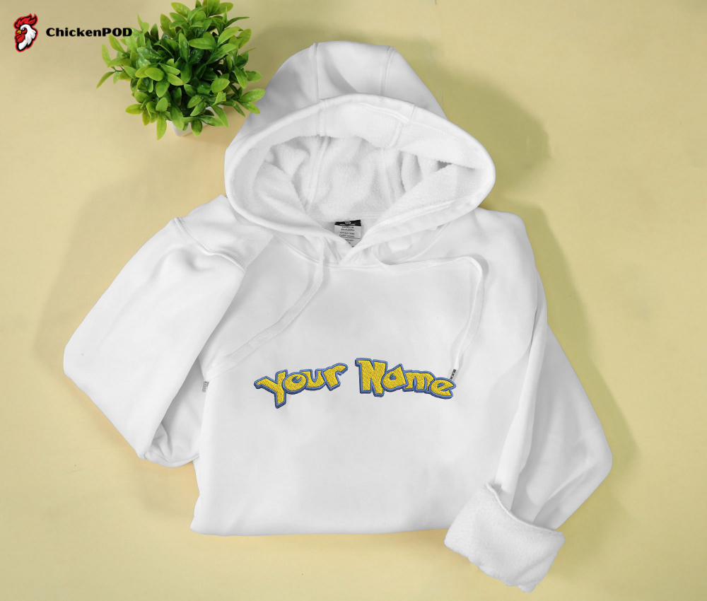 Custom Name Embroidered Hoodie: Perfect Christmas & Birthday Gift