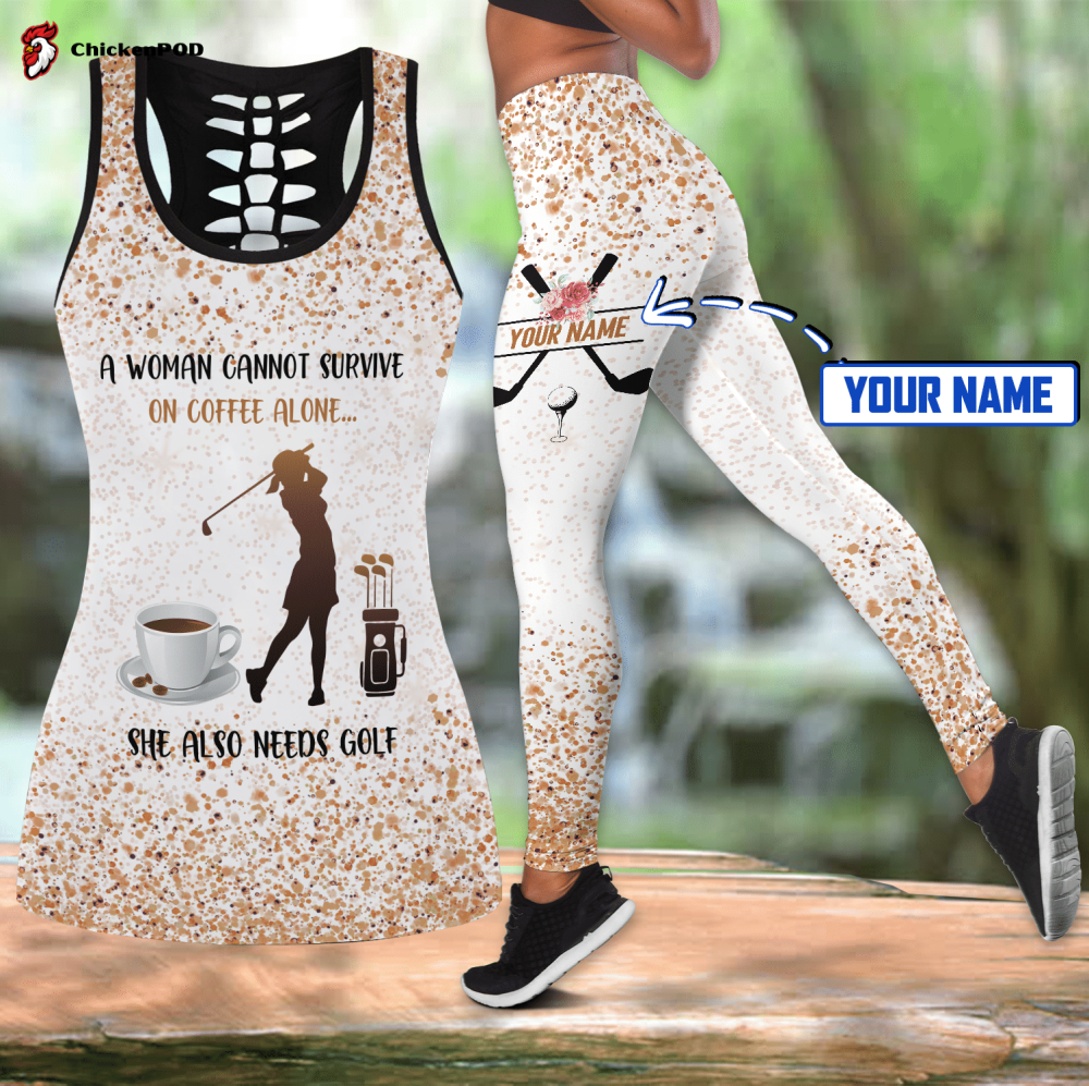 Personalized Golf Lover Combo Legging Tanktop