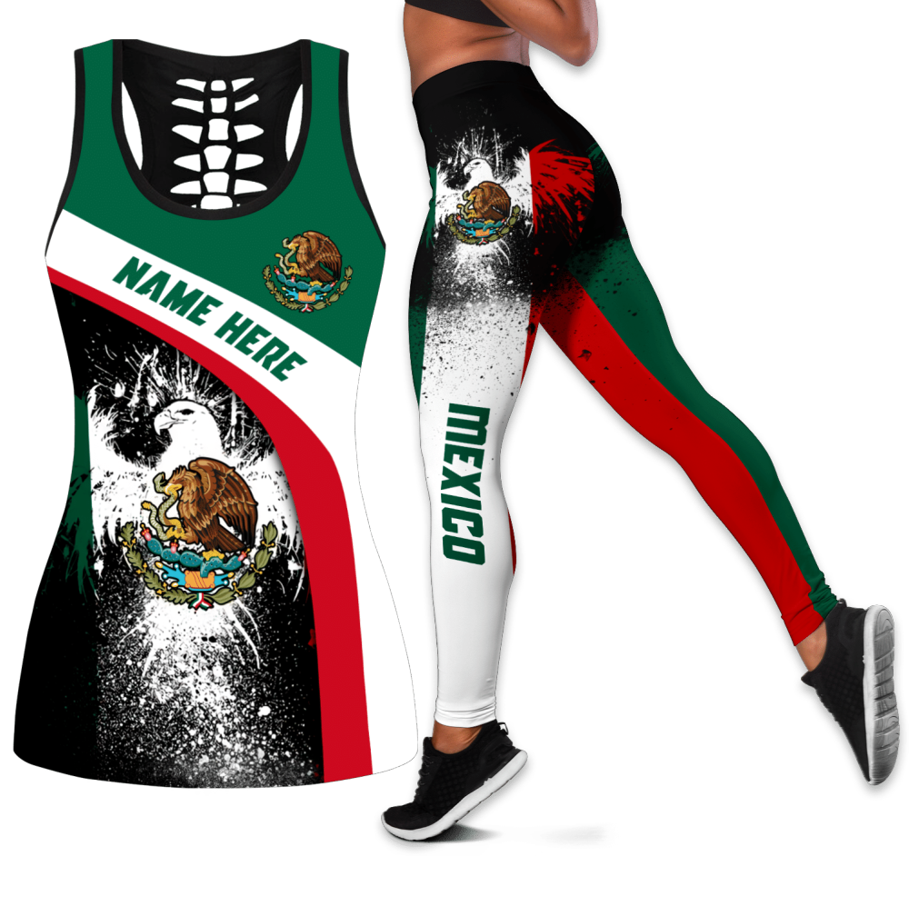 Personalized Mexico Combo Legging + Tank Top