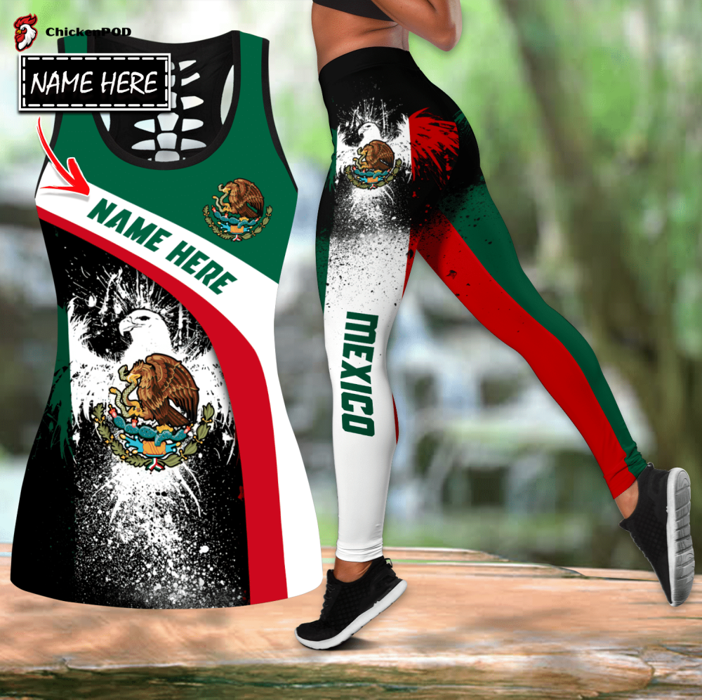 Personalized Mexico Combo Legging + Tank Top