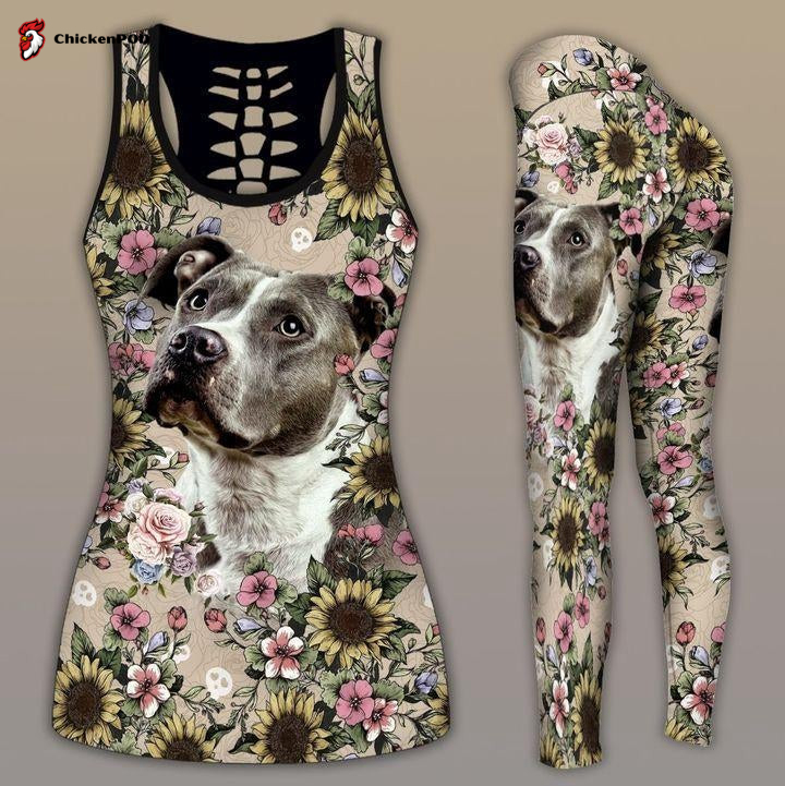 Pitbull Sunflower Combo Tank + Legging TA032011