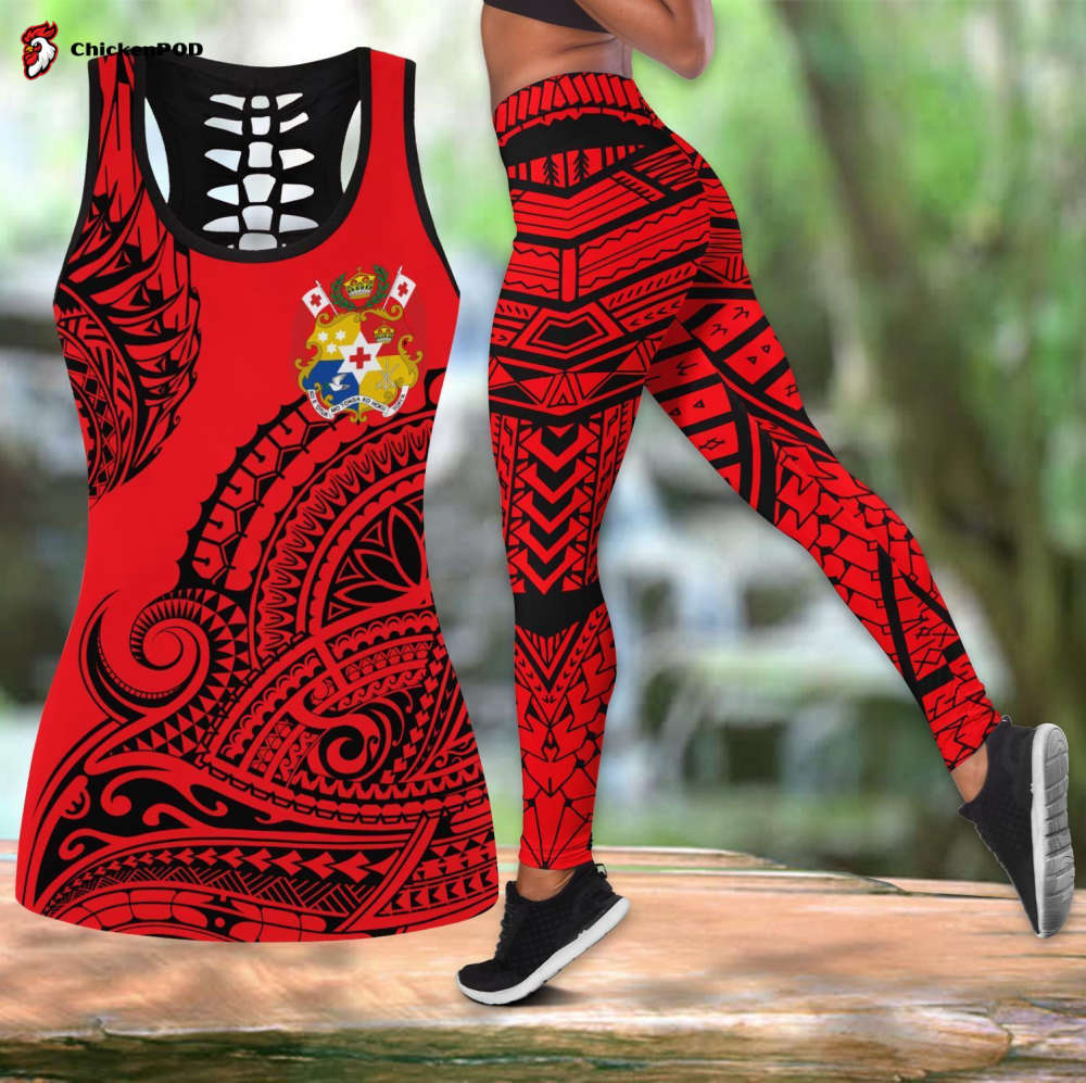 Aboriginal turtle show up Blue combo legging hollow tank