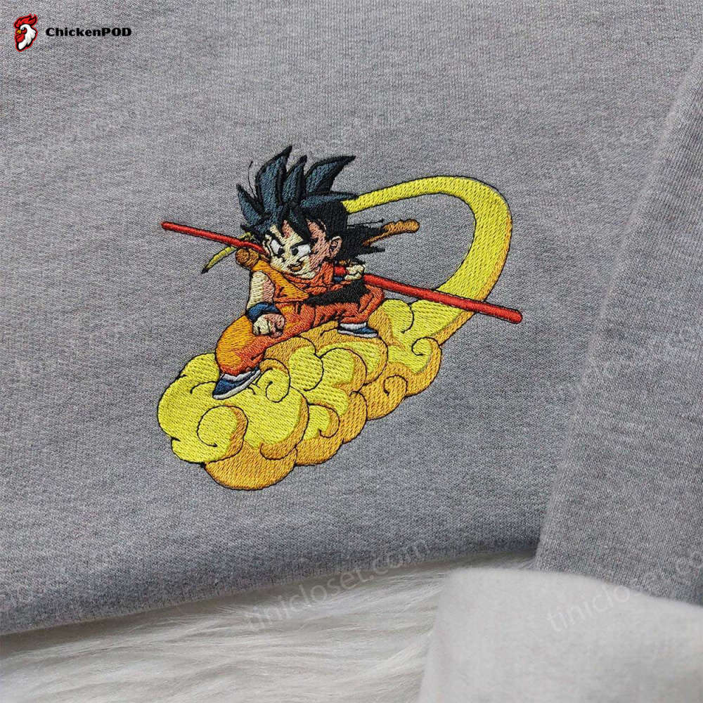 Dragon Ball Anime Hoodie: Songoku Embroidered Shirt & Sweatshirt for Ultimate Fans