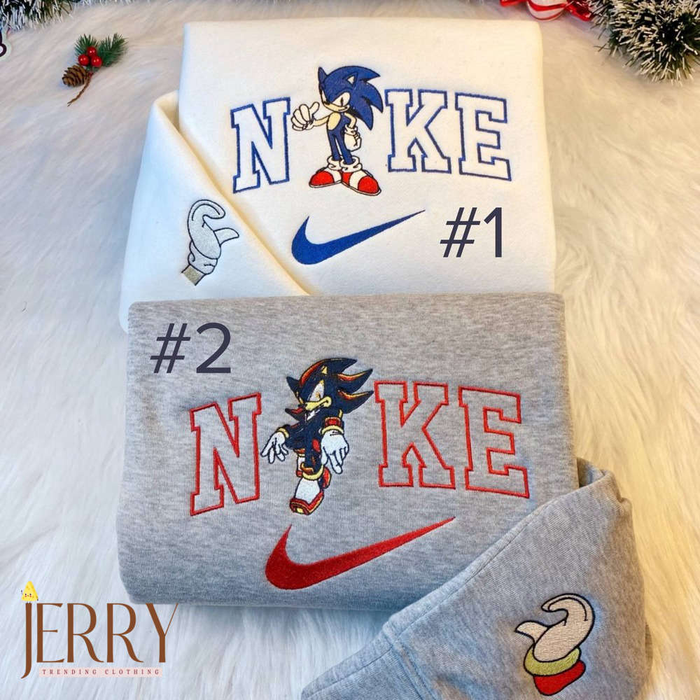 Disney Nike Embroidered Sweatshirt: Daisy and Donald Duck Couple s Christmas Gift