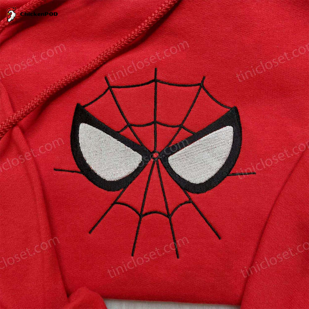 Spiderman & Marvel Embroidered Shirt: Show Your Love for Movies with this Stylish Tee!