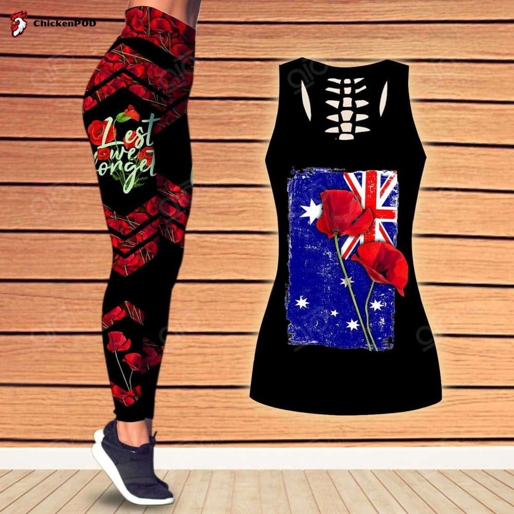 Sport Gift – Anzac Day Hollow Tank Top Or Legging