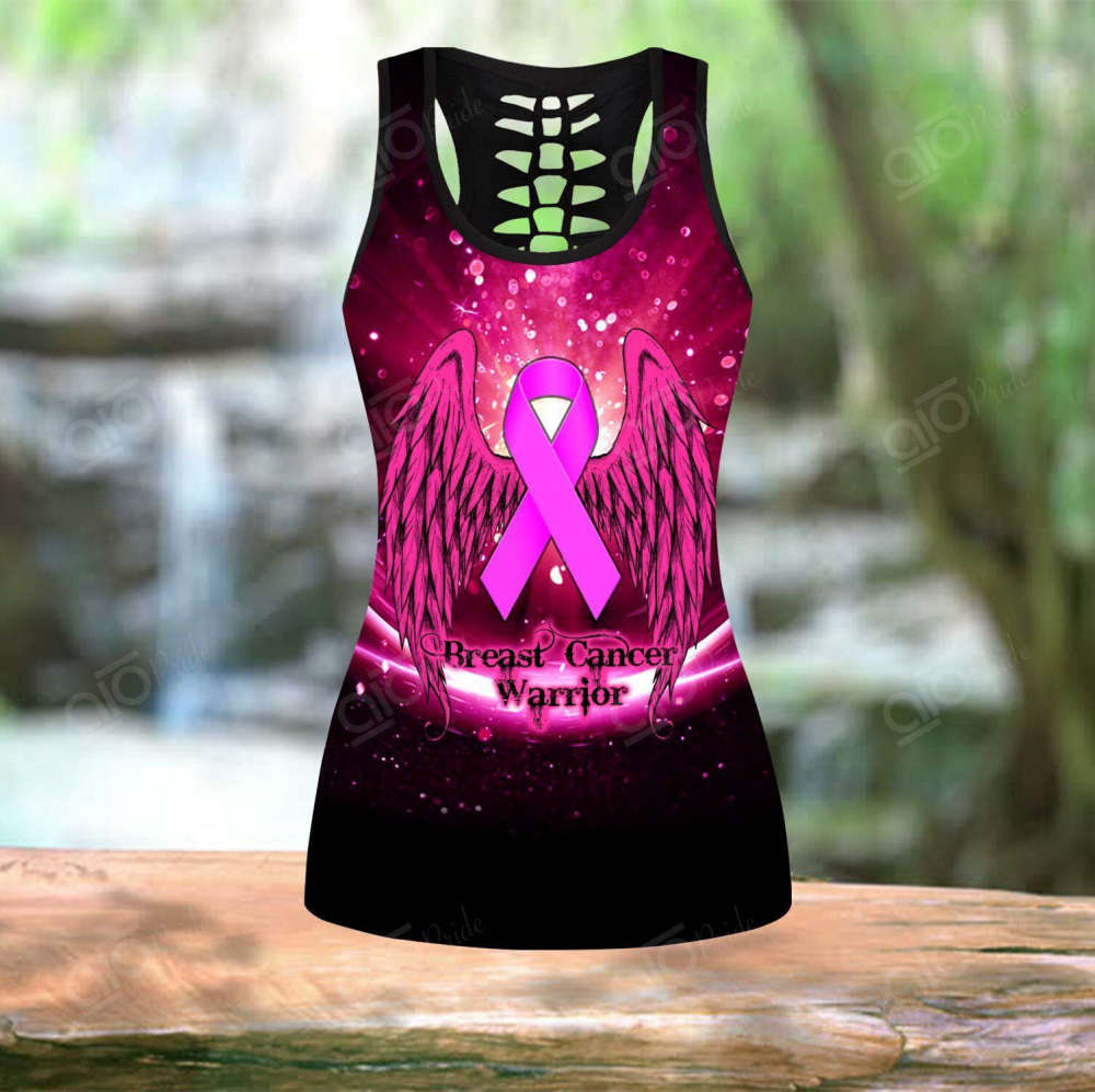 Sport Gift – Breast Cancer Warrior Hollow Tank Top or Legging