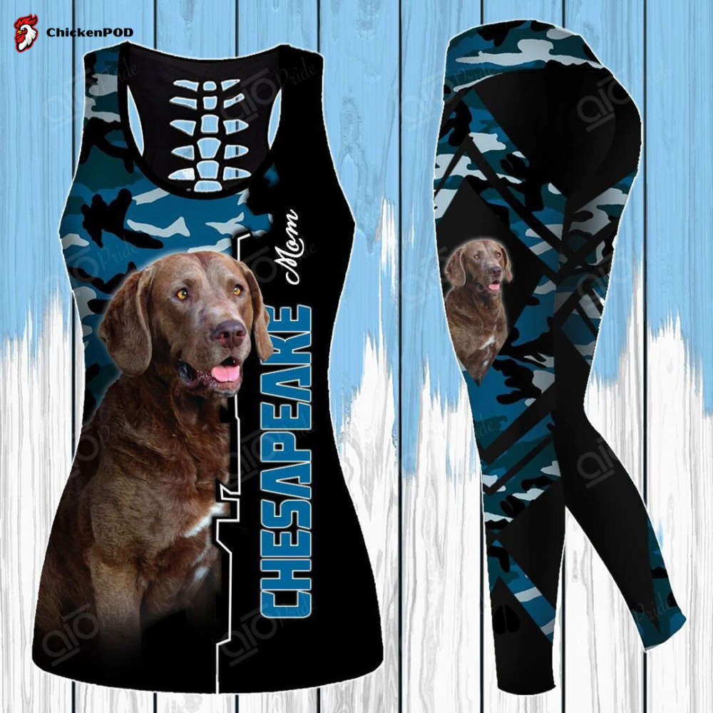 Sport Gift – Chesapeake Mom Camouflage Hollow Tank Top or Legging