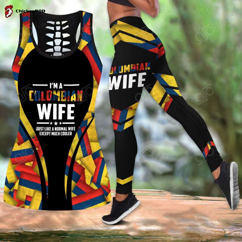 Sport Gift – Colombia Wife Hollow Tank Top Or Legging