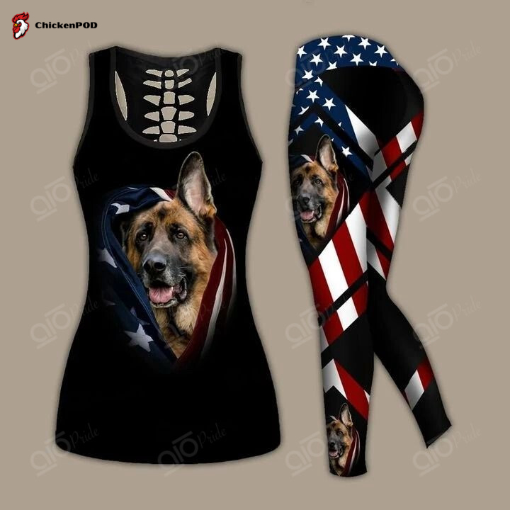 Sport Gift – German Shepherd Dog Hollow Tank Top or Legging