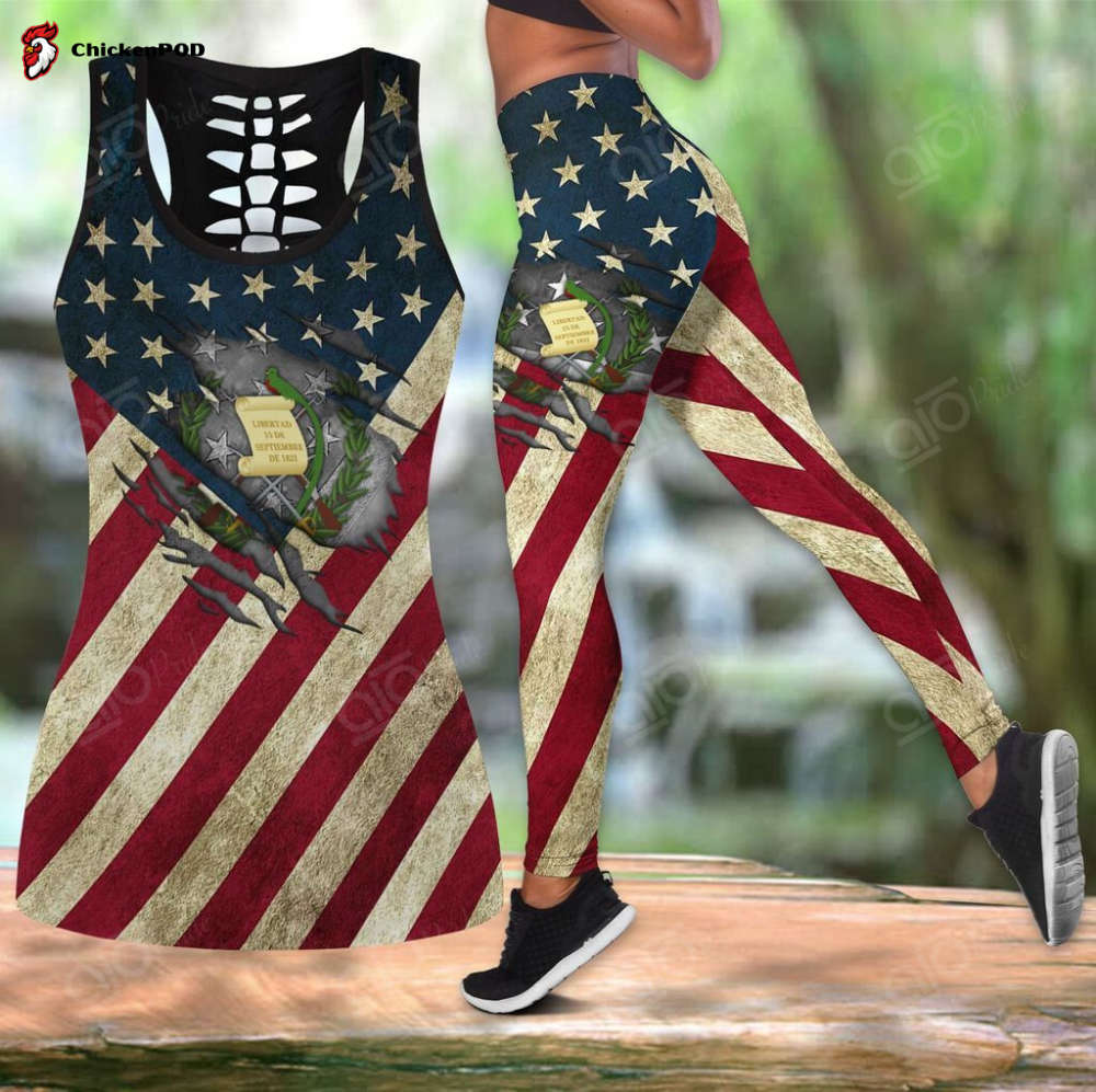 Sport Gift – Guatemala – America 3D Hollow Tank Top or Legging