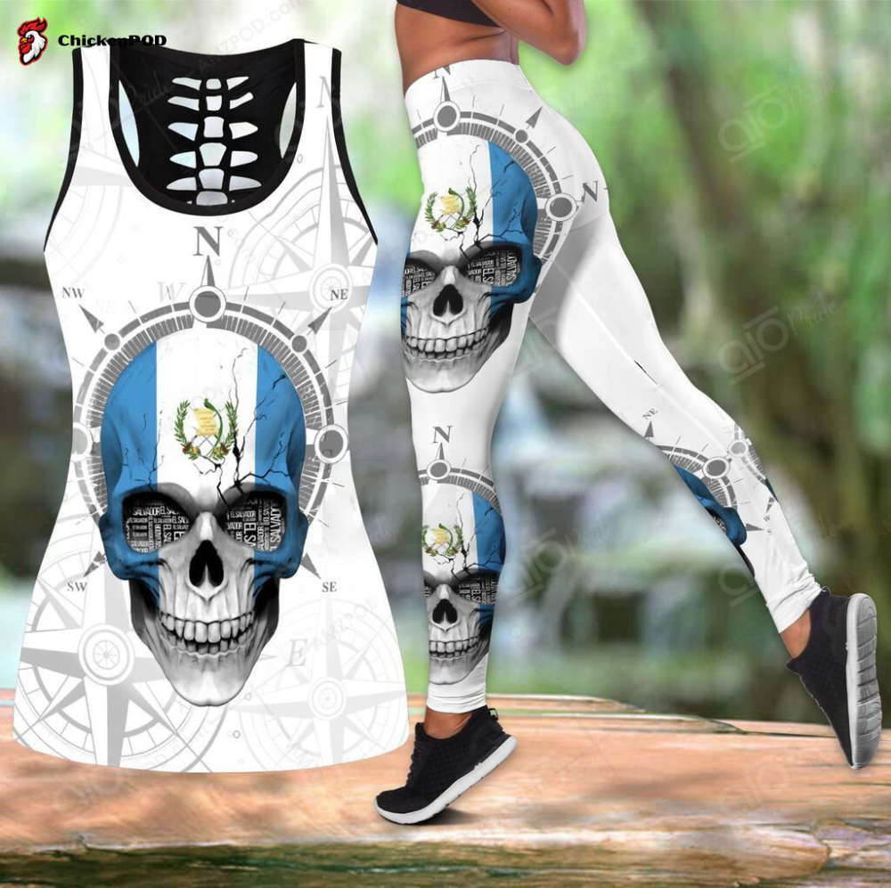 Sport Gift – Guatemala Skull Hollow Tank Top or Legging