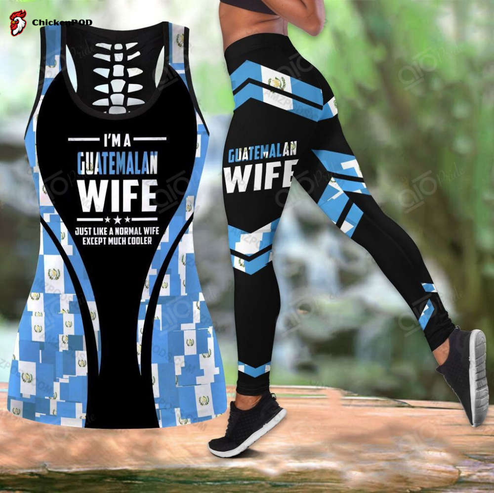 Sport Gift – Guatemala Wife Hollow Tank Top Or Legging