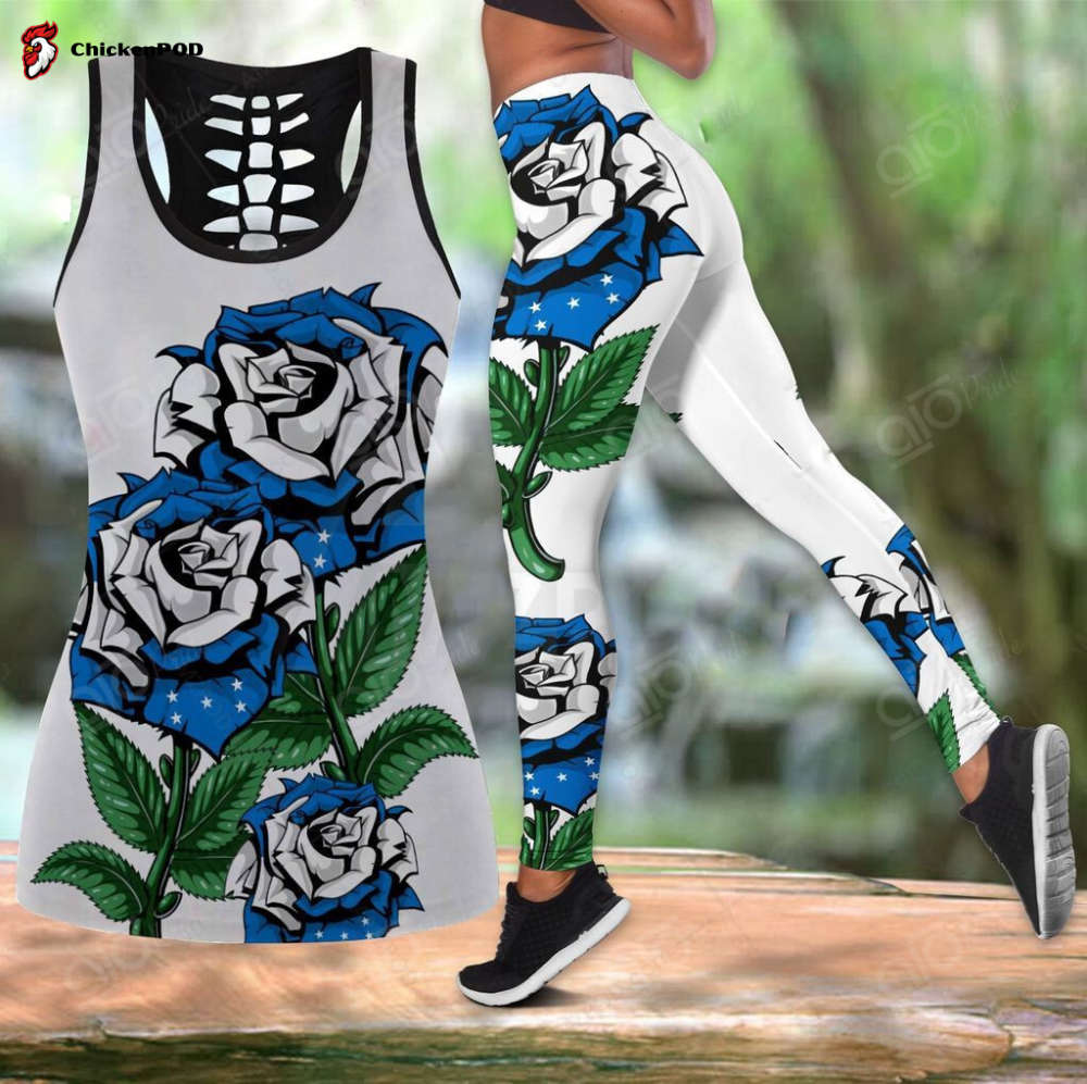 Sport Gift – Honduras – Flower Style Hollow Tank Top or Legging