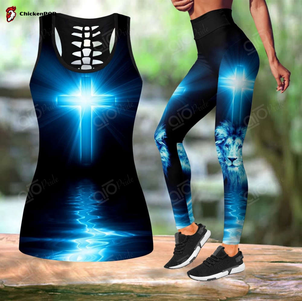 Sport Gift – Fibromyalgia Angel Hollow Tank Top or Legging