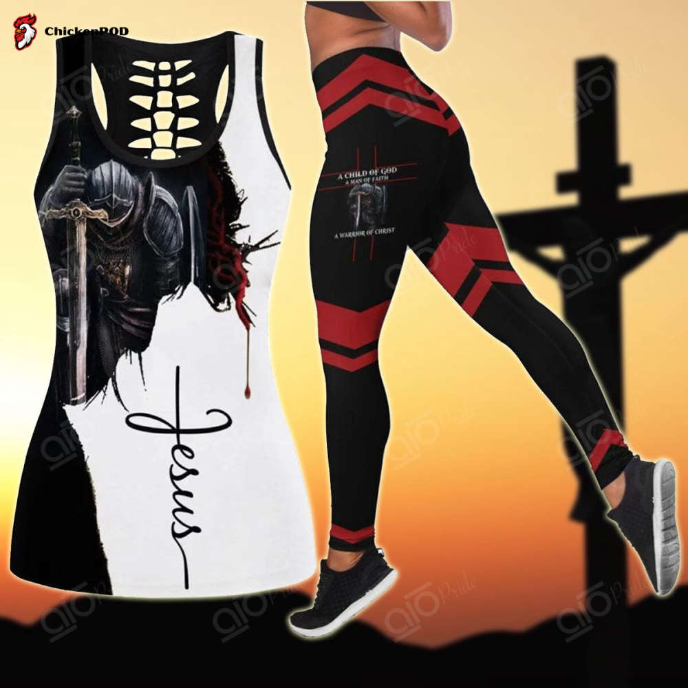 Sport Gift – Jesus – Knight Hollow Tank Top Or Legging