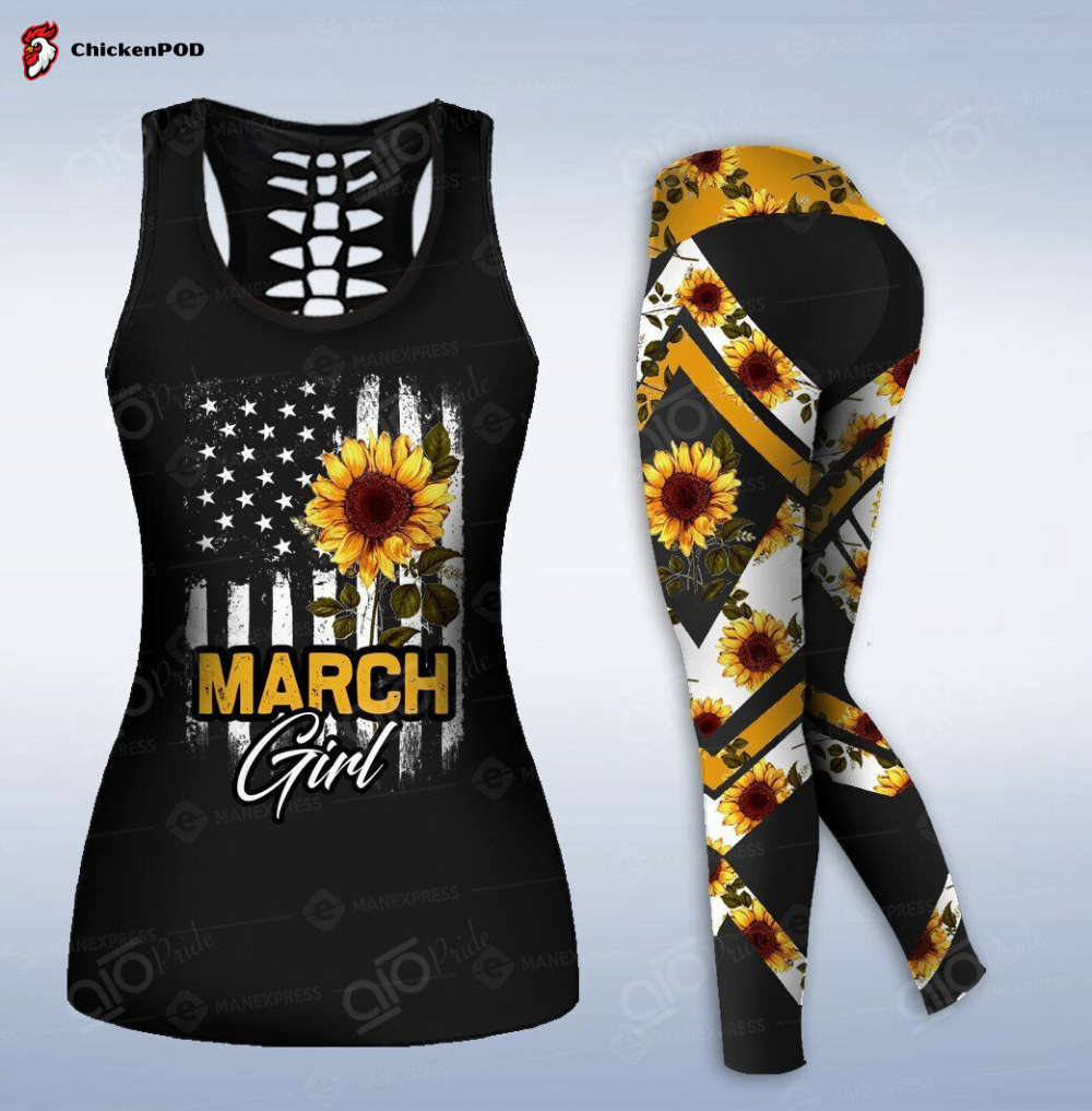 Sport Gift – January Girl Hollow Tank Top Or Legging