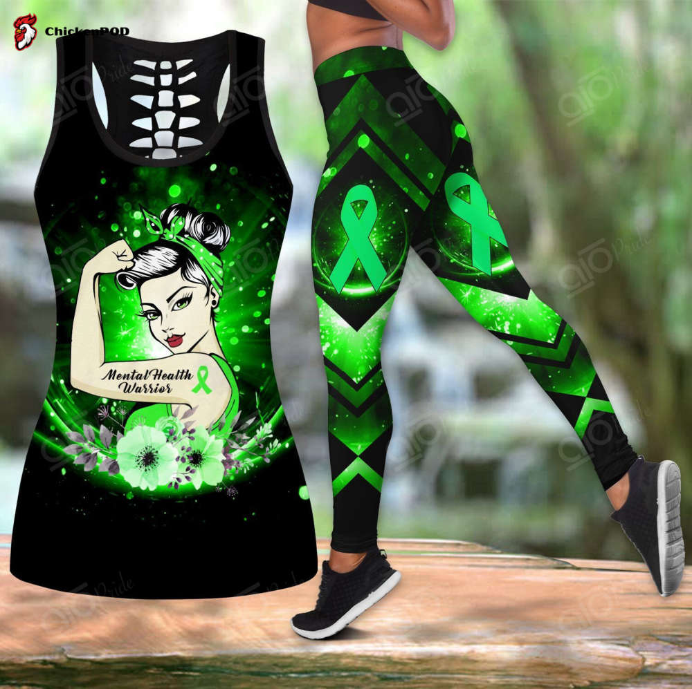 Sport Gift – Mental Health Warrior Hollow Tank Top or Legging