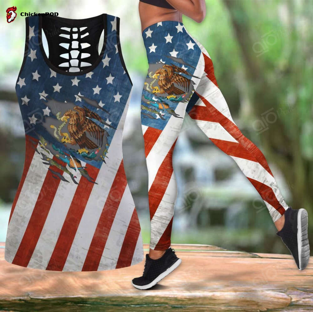 Sport Gift – Mexico – America 3D Hollow Tank Top or Legging