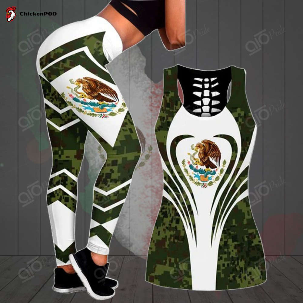 Sport Gift – Mexico Camo Hollow Tank Top or Legging