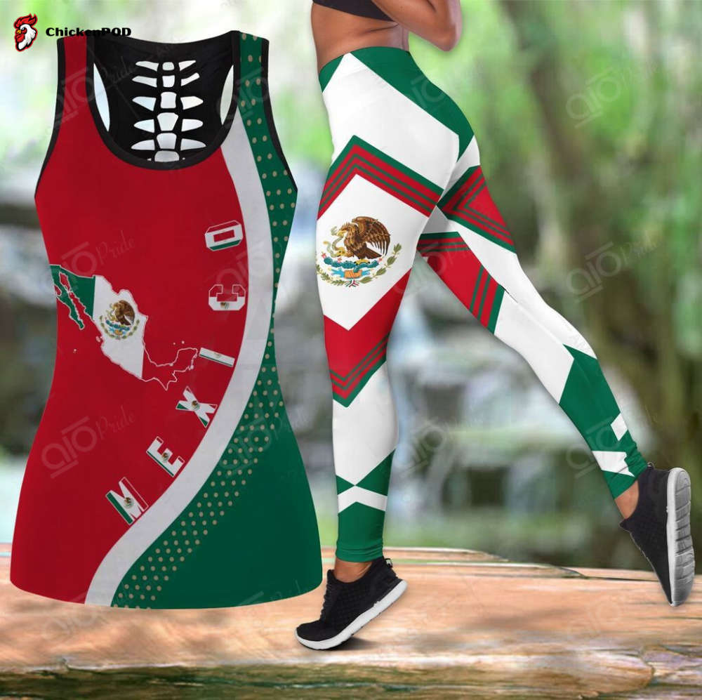 Sport Gift – Mexico Map Hollow Tank Top or Legging